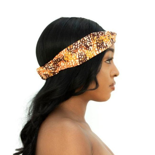 EWURABENA silk lined headband